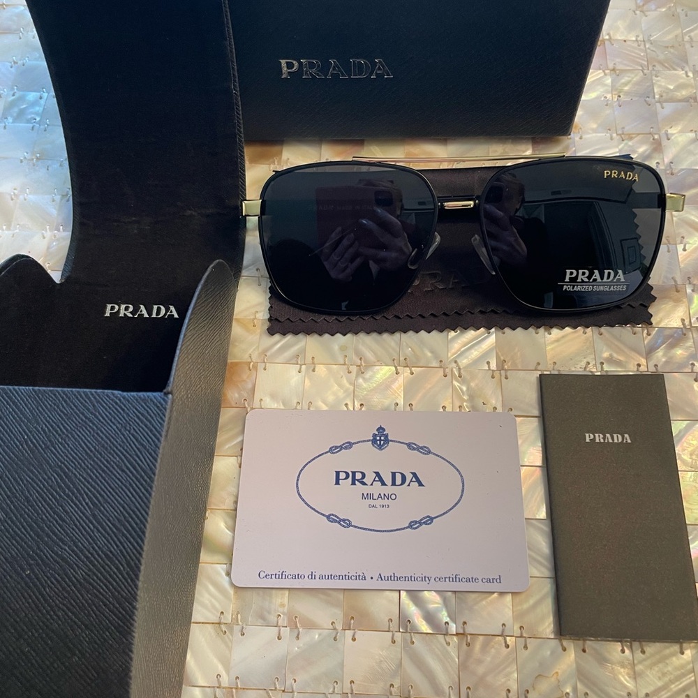 Prada Black Sunglasses - Picture 5 of 6